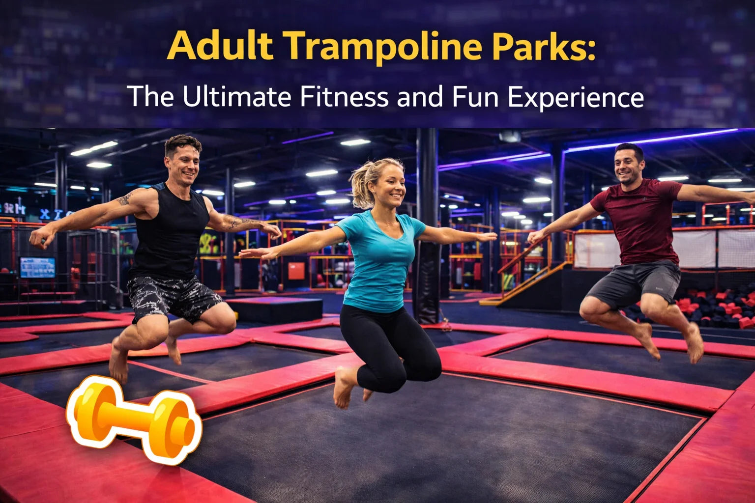 Adult Trampoline Parks: Fitness, Fun & Jumping – Jump Club Arena